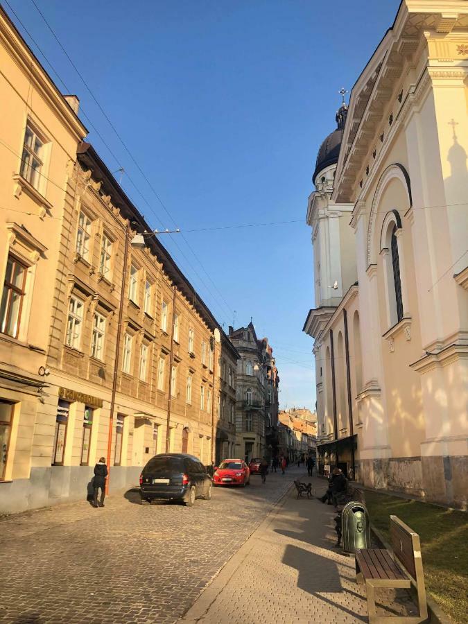 Modern Apartment In Lviv Historic Centre Екстер'єр фото